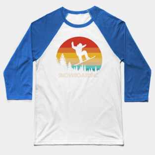 Snowboarding Baseball T-Shirt