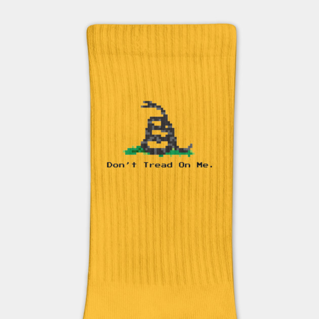 8-bit Don't Tread On Me Retro Gaming Tee by calebprue