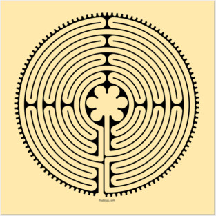 Chartres Labyrinth Posters and Art