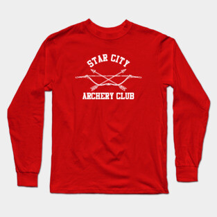 Star City Archery Club – Green Arrow, CW Long Sleeve T-Shirt