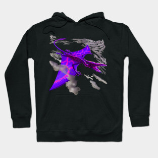 Pterodactyl at night Hoodie