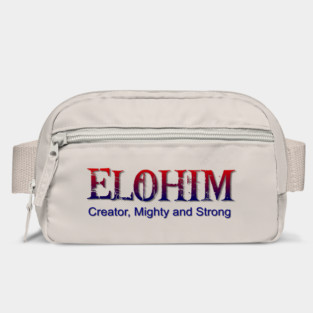 Elohim,Hebrew word for God Bag
