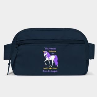 Pretty Purple Unicorns Are Born In August Birthday Girl Bag