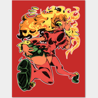 Ignis girl Posters and Art