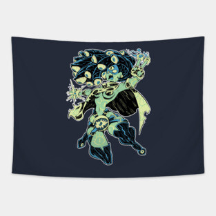 Gazer girl Tapestry