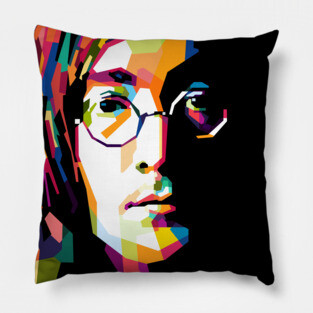 John Lennon WPAP Pillow