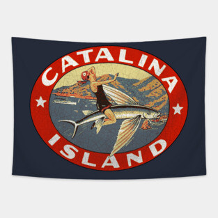Catalina Island Tapestry