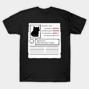 RPG Video Game Cat T-Shirt