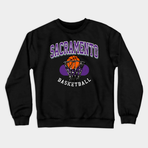 Vintage Sacramento Basketball Sacramento Kings Crewneck