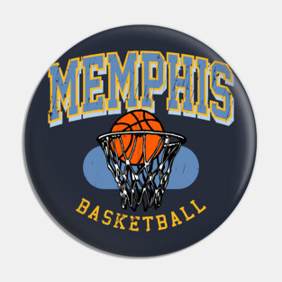 Vintage Memphis Basketball Pin