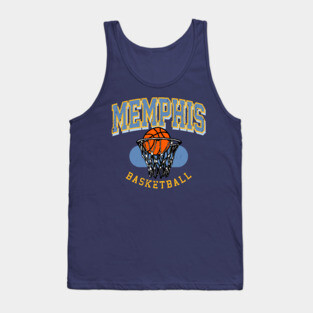 Vintage Memphis Basketball Tank Top
