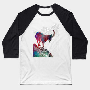 Alpine ibex Baseball T-Shirt