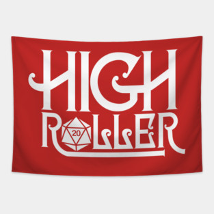 Dungeons and dragons High Roller - Crit Hit D20 Dice Tee Tapestry