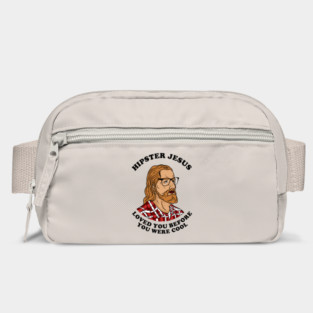 Hipster Jesus Loved You Before You Were Cool Bag