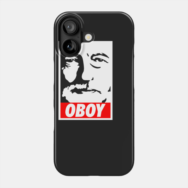 Jeremy Corbyn OBOY Phone Case by dumbshirts