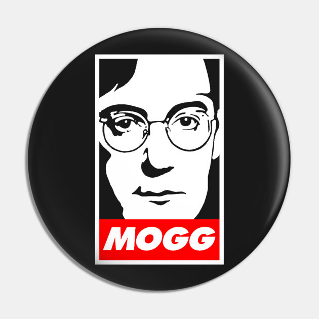 Jacob Rees-Mogg Aesthetic Pin by dumbshirts