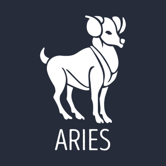 Astrological Zodiac Tee Shirts - Aries the Ram by Nonstop Shirts