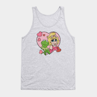 Distressed kermit and miss piggy Tank Top