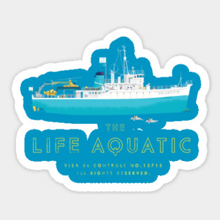The Life Aquatic with Steve Zissou Sticker
