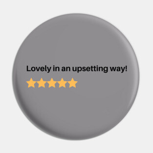 Lovely in an upsetting way! Pin