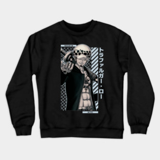 Trafalgar Law = ONE PIECE = Anime Star Edition -Grey- Crewneck Sweatshirt