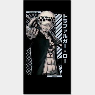 Trafalgar Law = ONE PIECE = Anime Star Edition -Grey- Posters and Art