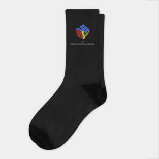Rubik's Cube Probability Socks