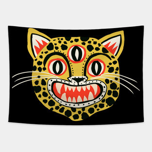 Aztecs leopard Tapestry