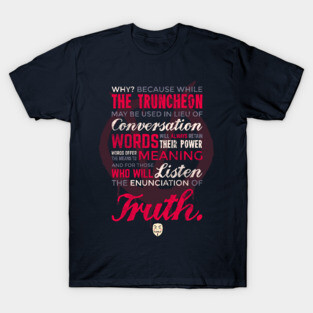 Enunciation of Truth // Comic, Anarchy, Revolution, Anonymous T-Shirt