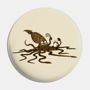 Squid & Quill Pin