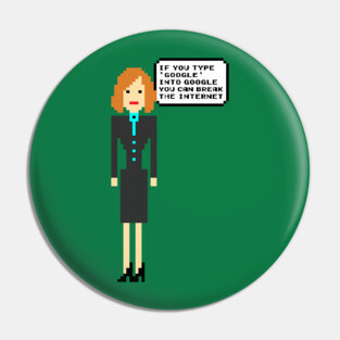 Pixel Jen - the IT Crowd Pin