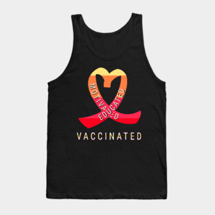 Educated Motivated Vaccinated Tank Top