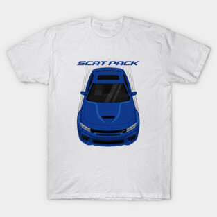 Dodge Charger Scat Pack Widebody - Indigo Blue T-Shirt