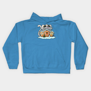 Yule Cat Kids Hoodie