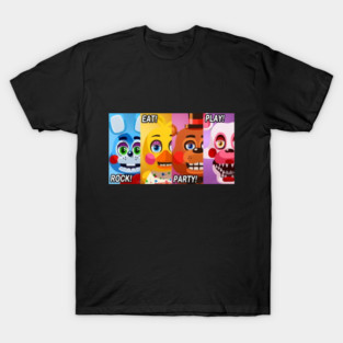 Rock Eat Party Play Banner T-Shirt