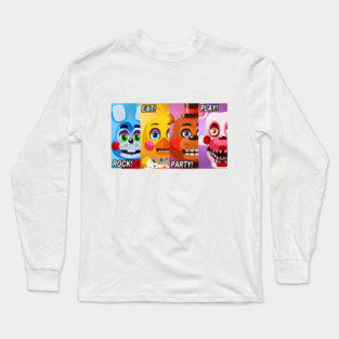 Rock Eat Party Play Banner Long Sleeve T-Shirt