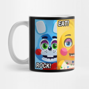 Rock Eat Party Play Banner Mug