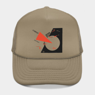 Red Wedge - Restored Soviet Propaganda, Constructivist, Communist, Russian Civil War, October Revolution Hat