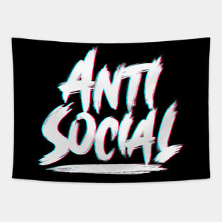 Antisocial - Misanthropic EDM Club Tapestry