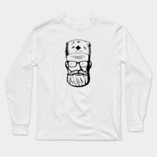 the best nurses have beards Long Sleeve T-Shirt