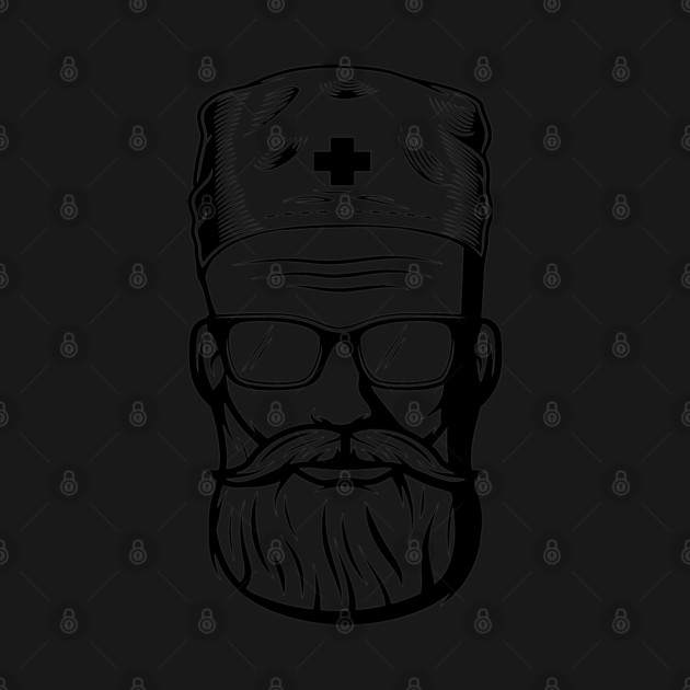 the best nurses have beards by Tshirtiz
