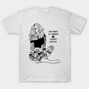 Tattooed Girl with skate socks T-Shirt