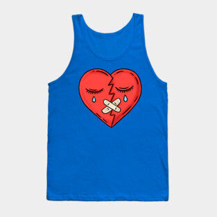 Broken heart Tank Top