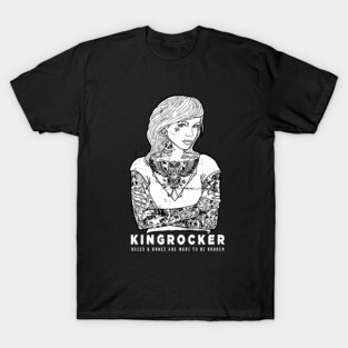 Blonde Girl with tattoo sleeves T-Shirt