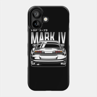 Toyota Supra Mk4 (White Print) Phone Case