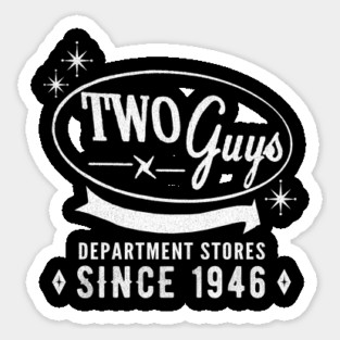 Retro Two Guys Department Store from The 80's Magnet