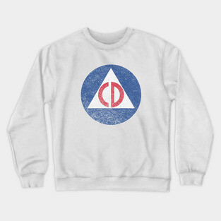 Civil Defense (faded) Crewneck Sweatshirt