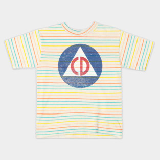 Civil Defense (faded) Kids T-Shirt