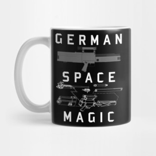 German Space Magic - Gun Meme, Funny, G11, Blueprint, Firearm, Gun Owner Mug
