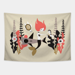 Underwater Whimsy Tapestry